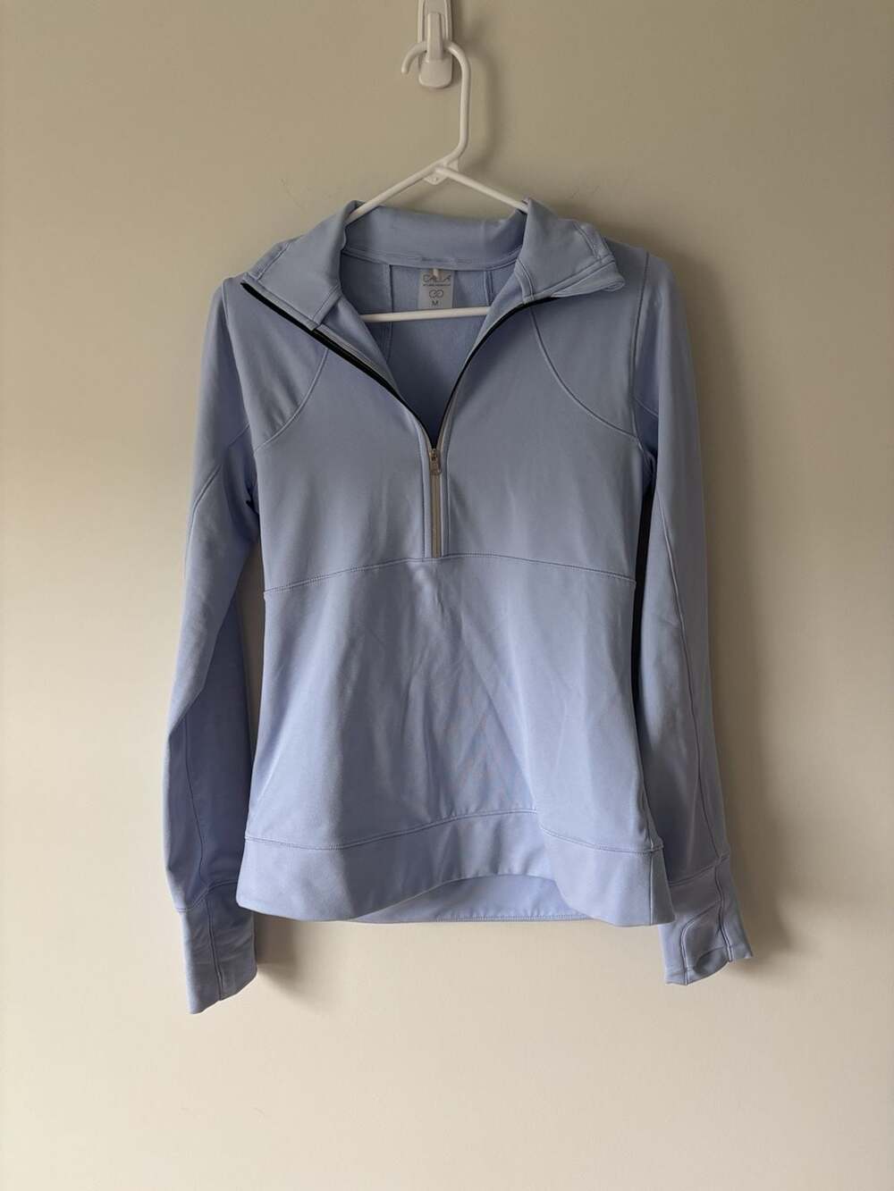 CALIA by Carrie Underwood 1/2 Zip Pullover Size M Light Blue